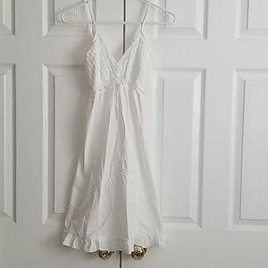 Embroidered White Dress - never worn